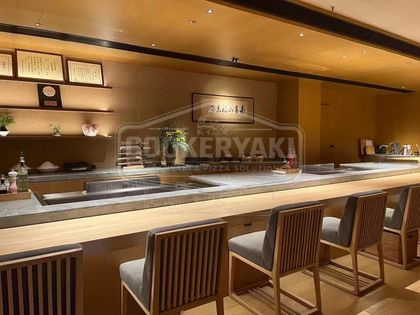 Custom Irregular Shape Teppanyaki Table 65