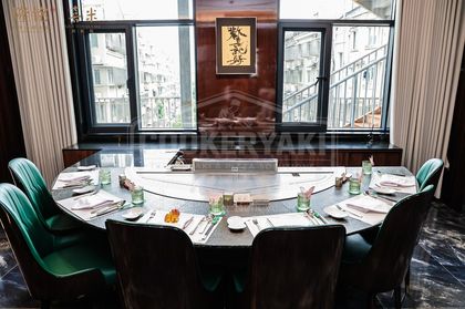 Semicircular Teppanyaki Grill Table 8