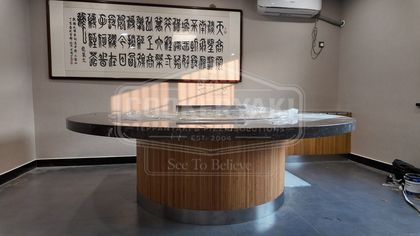 Semicircular Teppanyaki Grill Table for Clubs