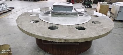 Round Teppanyaki Grill Table 3