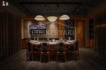 Arched Teppanyaki Table for Restaurants 2