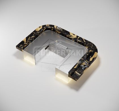 Arched Teppanyaki Grill Table