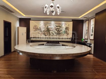 Round Teppanyaki Grill Table for Clubs