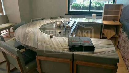 Semicircular Teppanyaki Grill Table 18