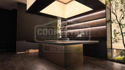 Rectangular Teppanyaki Grill Table 65