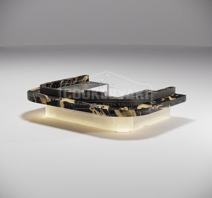 Arched Teppanyaki Grill Table 2