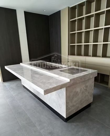 Teppanyaki Grill Table for Home Kitchens 18