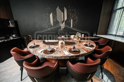 Semicircular Teppanyaki Grill Table 21