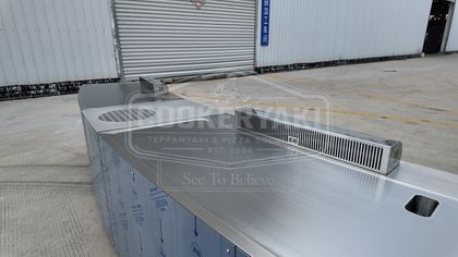 Custom Irregular Shape Teppanyaki Table 48