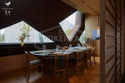 Arched Teppanyaki Table for Restaurants 3