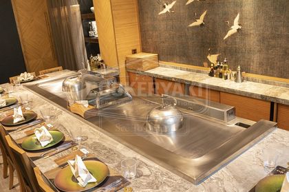 Rectangular Teppanyaki Grill Table 160