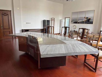 Fan-Shaped Teppanyaki Grill Table for Clubs 3