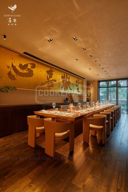 Rectangular Teppanyaki Grill Table 155