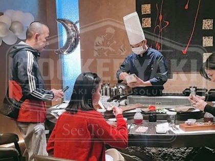 Teppanyaki Grill Table for Restaurants 37