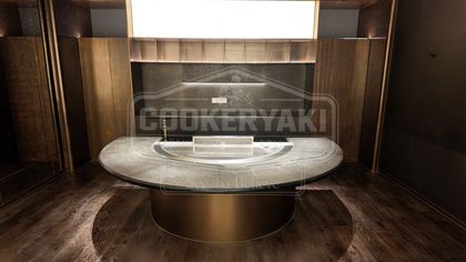 Semicircular Teppanyaki Grill Table 5