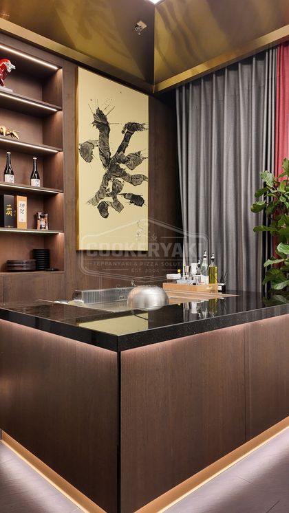 Rectangular Teppanyaki Grill Table 42