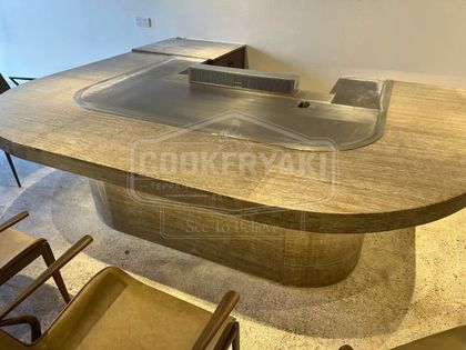 Arched Teppanyaki Table for Restaurants 7