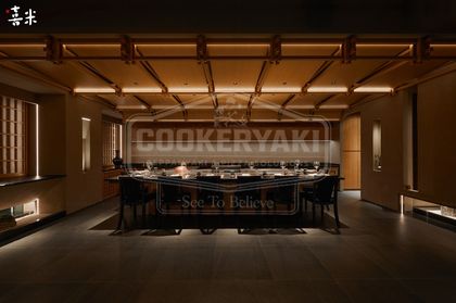 Rectangular Teppanyaki Table for Clubs 10