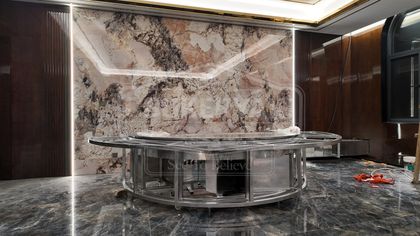Semicircular Teppanyaki Grill Table 2