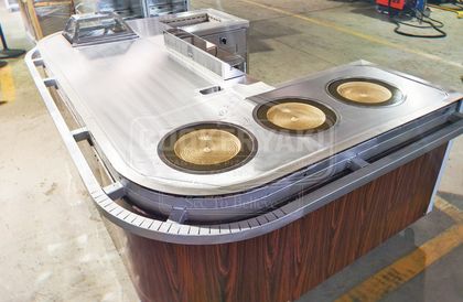 Arched Teppanyaki Grill Table 16