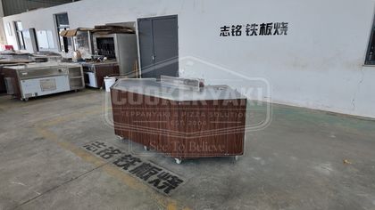 Bow-shaped Teppanyaki Grill Table 3