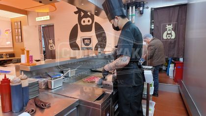 Rectangular Teppanyaki Grill Table 54