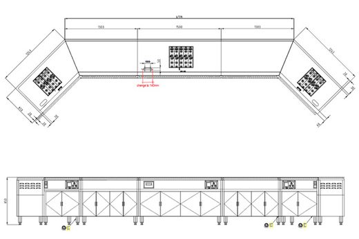 7 Custom-Shaped Teppanyaki Grills for Indonesia: CAD Drawings & Factory Photos