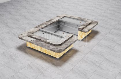 Custom Irregular Shape Teppanyaki Table 11