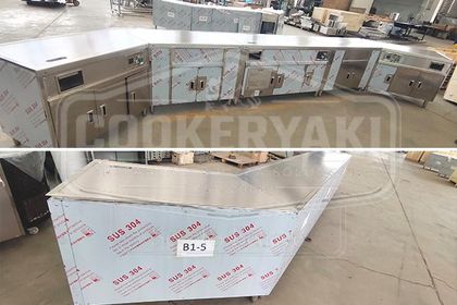 Rectangular Teppanyaki Grill Table