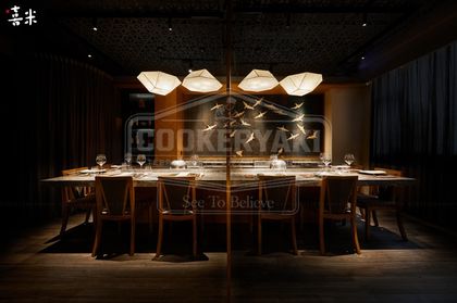 Custom Irregular Shape Teppanyaki Table 51