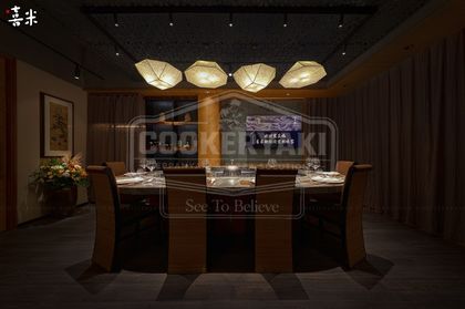 Oval Teppanyaki Grill Table for Restaurants 3