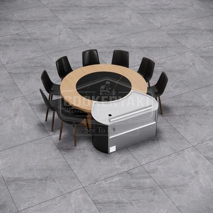 Custom Irregular Shape Teppanyaki Table 7